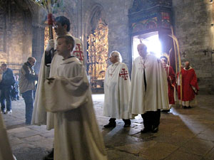 Diumenge de Rams. La missa de Rams a la Catedral