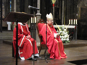 Diumenge de Rams. La missa de Rams a la Catedral