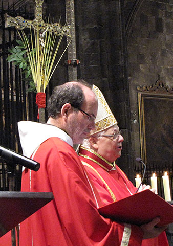 La missa de Rams a la Catedral de Girona