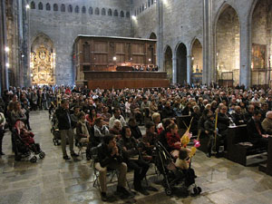 Diumenge de Rams. La missa de Rams a la Catedral