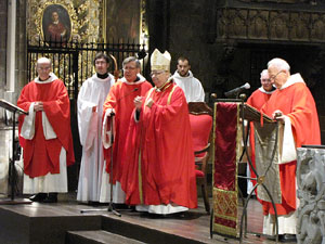 Diumenge de Rams. La missa de Rams a la Catedral