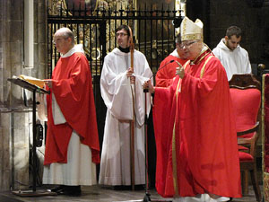 Diumenge de Rams. La missa de Rams a la Catedral