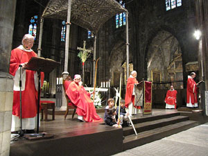 Diumenge de Rams. La missa de Rams a la Catedral