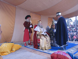 Cavalcada de Reis - Els Reis al Campament