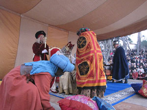 Cavalcada de Reis - Els Reis al Campament