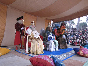 Cavalcada de Reis - Els Reis al Campament