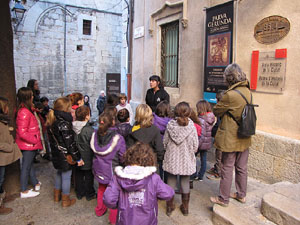 Taller de mosaic rom&agrave; al Museu d'Hist&ograve;ria de la Ciutat