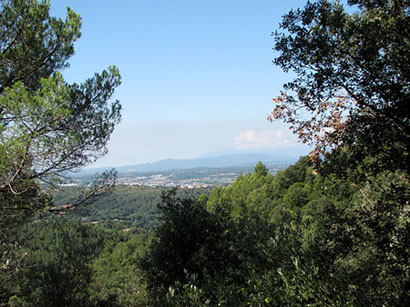 Girona des de la ruta de Sant Miquel