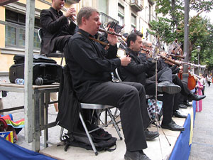 Diada Nacional de Catalunya. Sardanes a la Rambla de la Llibertat