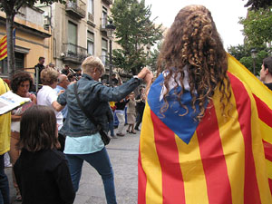 Diada Nacional de Catalunya. Sardanes a la Rambla de la Llibertat