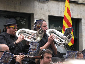 Diada Nacional de Catalunya. Sardanes a la Rambla de la Llibertat