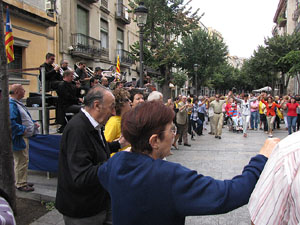 Diada Nacional de Catalunya. Sardanes a la Rambla de la Llibertat