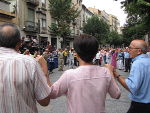 Diada Nacional de Catalunya. Sardanes a la Rambla de la Llibertat