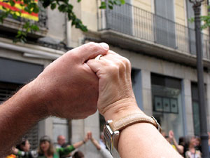 Diada Nacional de Catalunya. Sardanes a la Rambla de la Llibertat