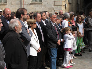 Inauguració a la plaça de la Catedral