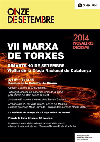 Cartell de la VII Marxa de Torxes