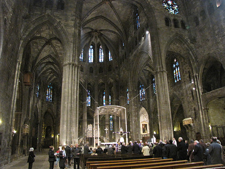 Setmana Santa 2013 a Girona. Via Crucis a la Catedral