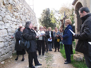 Via Crucis a Les Creus