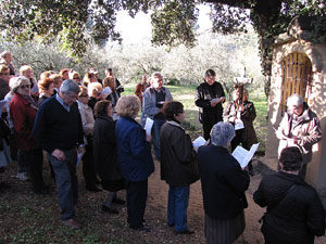 Via Crucis a Les Creus