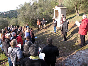 Via Crucis a Les Creus