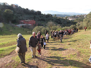 Via Crucis a Les Creus