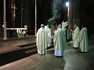 La Vetlla Pasqual a la Catedral de Girona