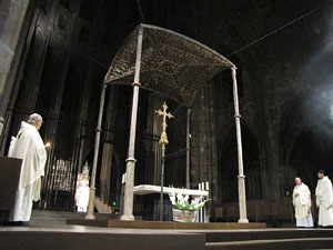 La Vetlla Pasqual a la Catedral de Girona