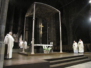 La Vetlla Pasqual a la Catedral de Girona