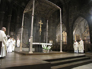 La Vetlla Pasqual a la Catedral de Girona
