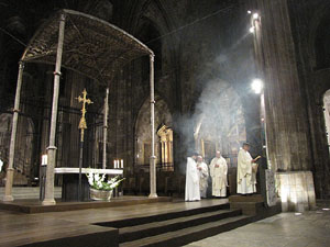 La Vetlla Pasqual a la Catedral de Girona