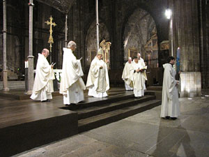 La Vetlla Pasqual a la Catedral de Girona