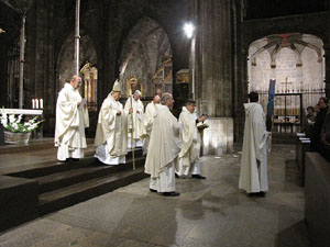 La Vetlla Pasqual a la Catedral de Girona