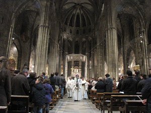 La Vetlla Pasqual a la Catedral de Girona