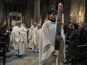 La Vetlla Pasqual a la Catedral de Girona