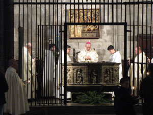 La Vetlla Pasqual a la Catedral de Girona
