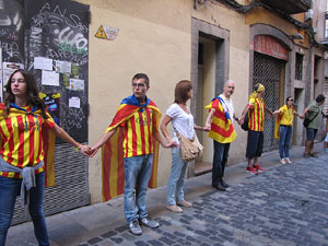La Via Catalana a Girona