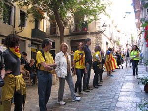 La Via Catalana a Girona