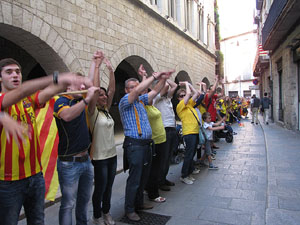 La Via Catalana a Girona