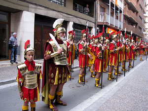 75è aniversari Associació de Jesús Crucificat - Manaies de Girona. Recollida del Penó