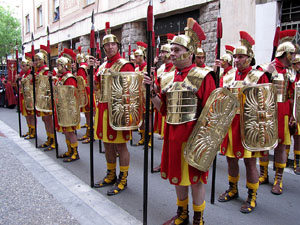 75è aniversari Associació de Jesús Crucificat - Manaies de Girona. Recollida del Penó