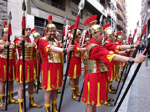 75è aniversari Associació de Jesús Crucificat - Manaies de Girona. Recollida del Penó