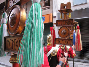 75è aniversari Associació de Jesús Crucificat - Manaies de Girona. Recollida del Penó