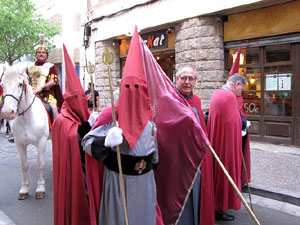 75è aniversari Associació de Jesús Crucificat - Manaies de Girona. Recollida del Penó