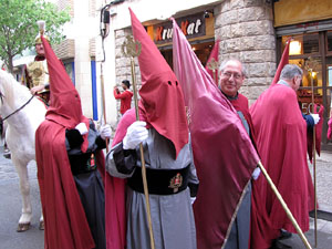 75è aniversari Associació de Jesús Crucificat - Manaies de Girona. Recollida del Penó