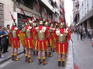 75è aniversari Associació de Jesús Crucificat - Manaies de Girona. Recollida del Penó