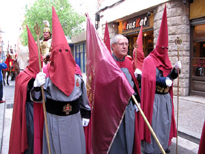 75è aniversari Associació de Jesús Crucificat - Manaies de Girona. Recollida del Penó