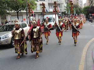 75è aniversari Associació de Jesús Crucificat - Manaies de Girona. Recollida del Penó
