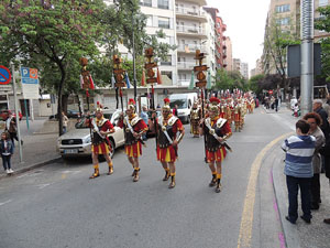 75è aniversari Associació de Jesús Crucificat - Manaies de Girona. Recollida del Penó