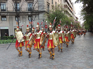 75è aniversari Associació de Jesús Crucificat - Manaies de Girona. Recollida del Penó