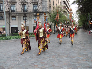 75è aniversari Associació de Jesús Crucificat - Manaies de Girona. Recollida del Penó